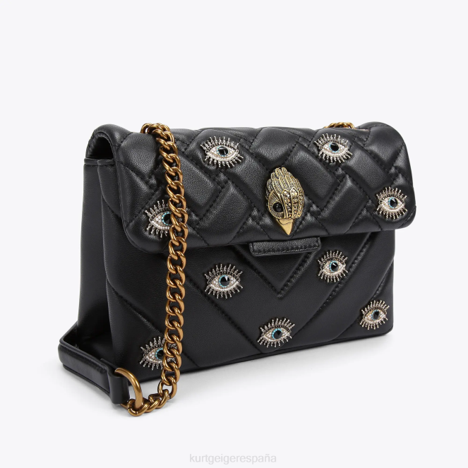 Kurt Geiger mujer bolso kensington mediano londres ojo 2LPR80 | bolsas combinación negra